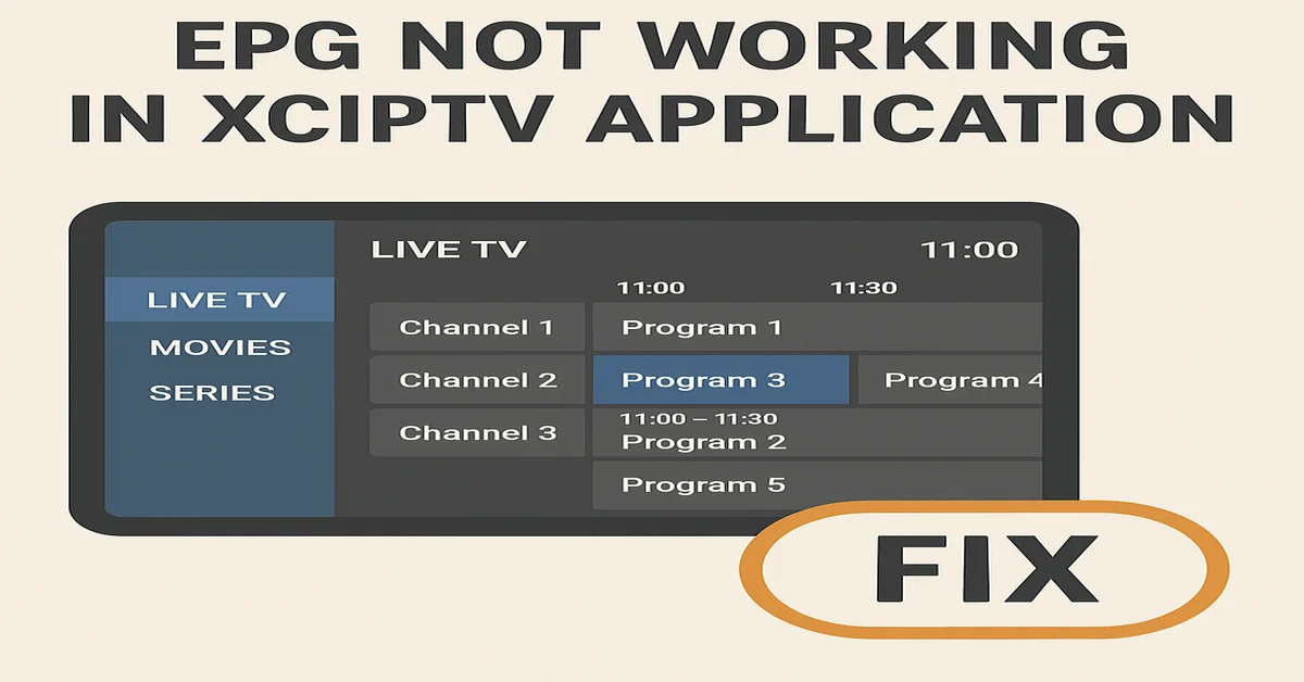 how to fix epg