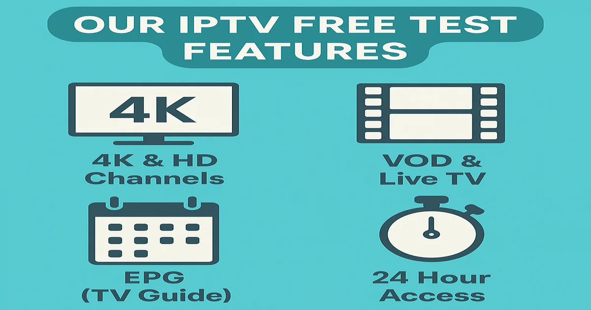  IPTV Free Test Features