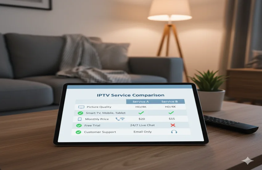 Comparing subscription features
