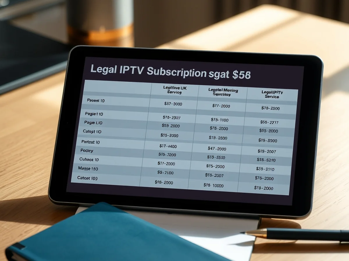 Legal IPTV Subscription Costs - how much does iptv cost uk