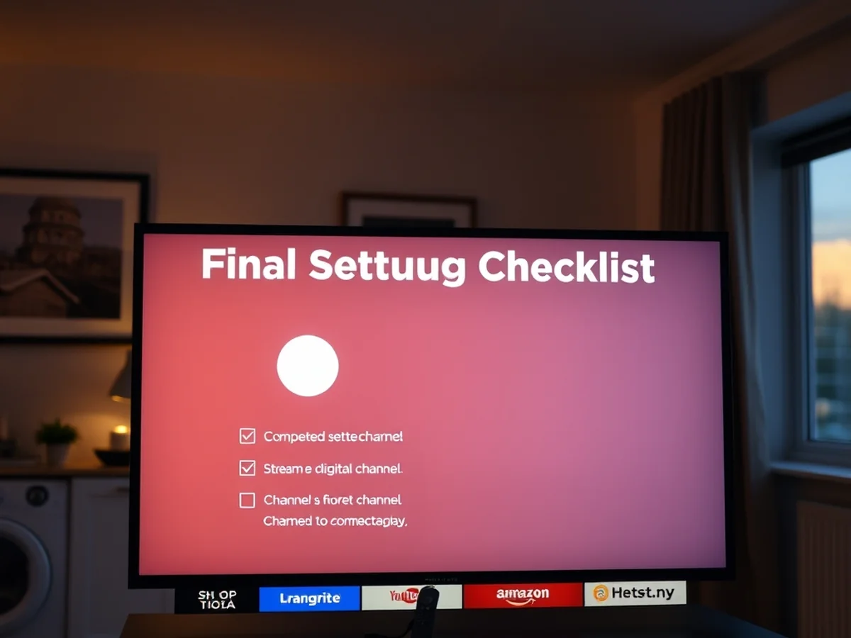 Final Setup Checklist - how to install iptv on firestick uk