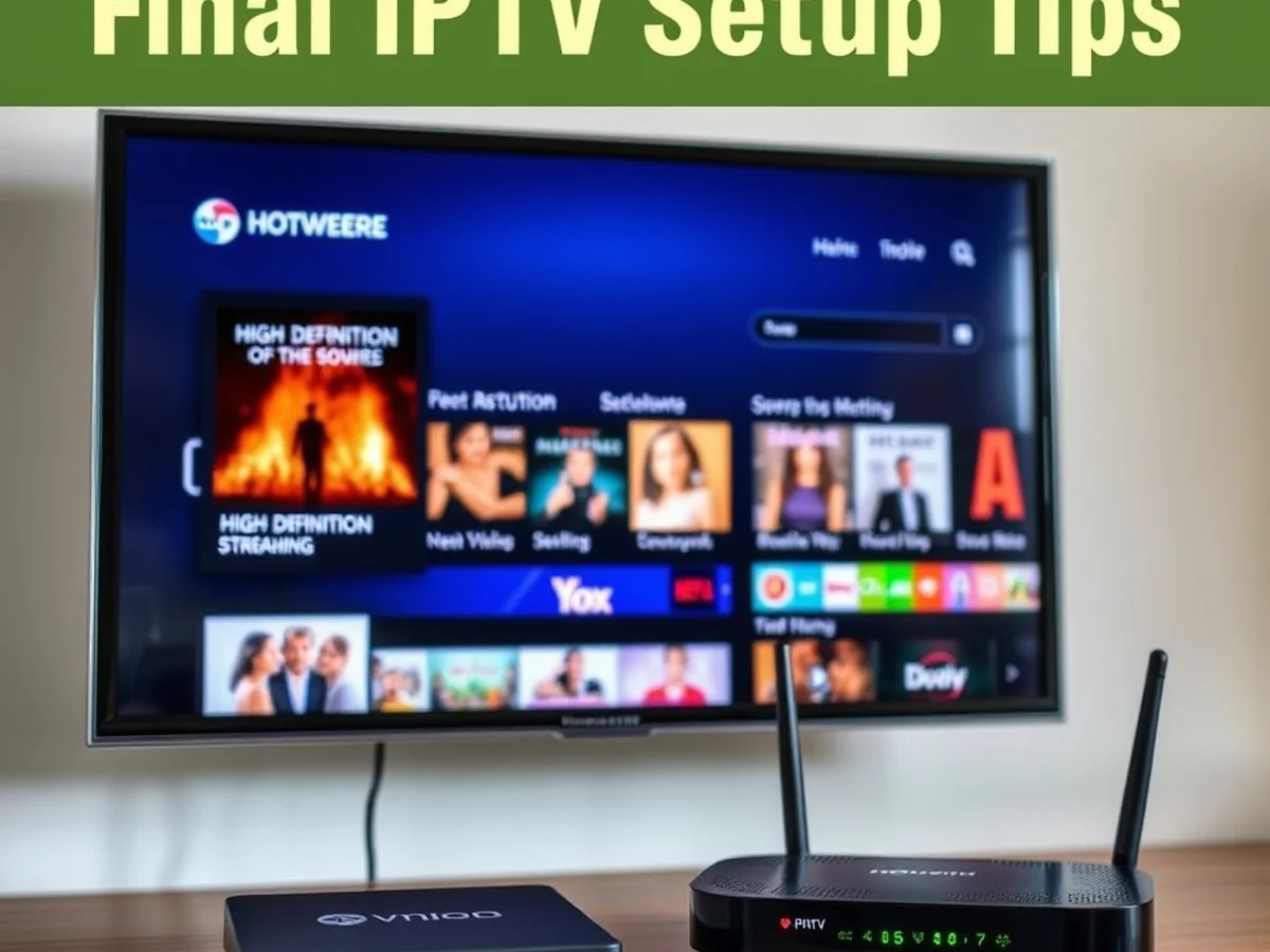 Final IPTV Setup Tips - how to setup iptv uk